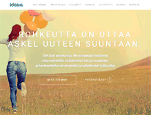 Tablet Screenshot of idema.fi
