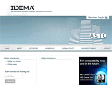 Tablet Screenshot of idema.org