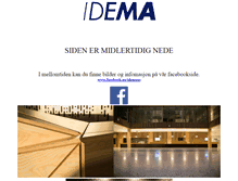 Tablet Screenshot of idema.no